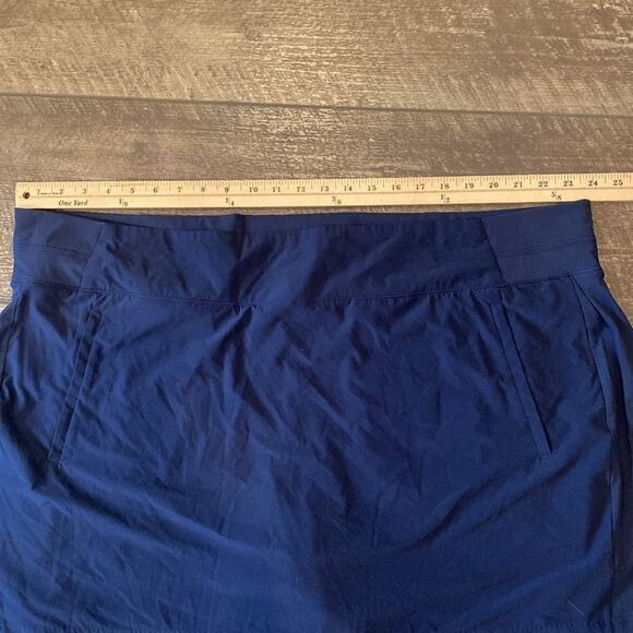 Athleta Women's Brooklyn Mid Rise 16" Skort Blue Plus Size 26 - Picture 4 of 9
